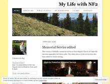 Tablet Screenshot of mylifewithnf2.com